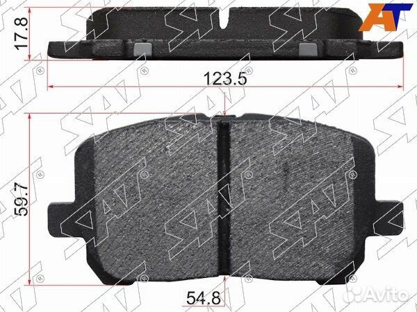 Колодки тормозные Передние toyota voxy