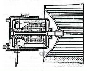 Вентилятор отоп. LFh 1661 luzar
