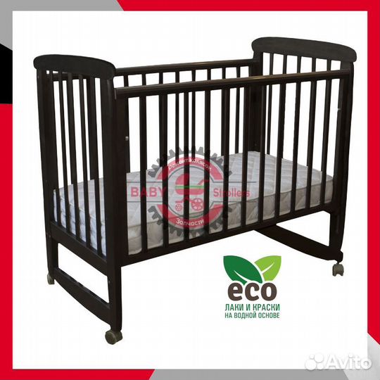 Детская кроватка Соня 02 (белая)