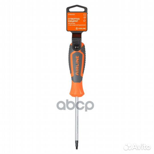 Отвертка квадрат S3x100мм магнитный наконечник