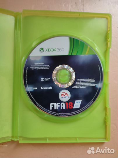 Игровой диск для Xbox 360 FIFA 18