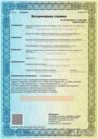 Монж корм для домашних животных. Monge