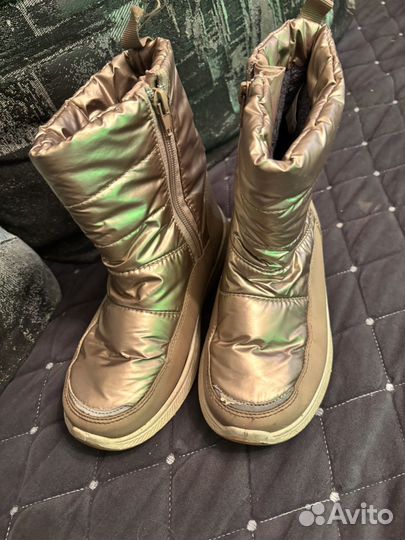 Дутики для девочки 34 размер