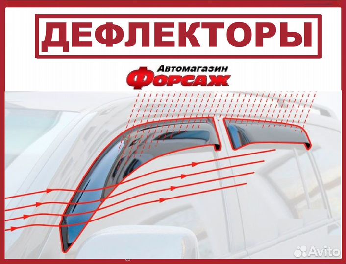 Дефлекторы окон на audi Q5 2008-2016 г