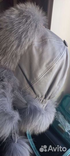 Шапка женская песец ушанка