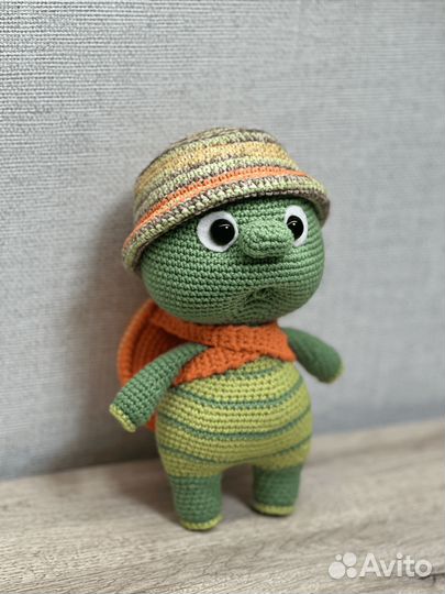 Вязаная игрушка Черепашка