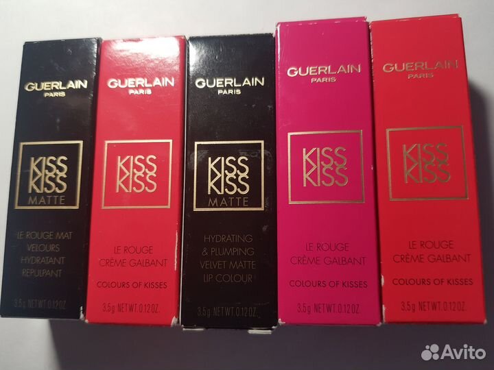 Новая Помада Guerlain Kiss т.343,361,М307,375,306