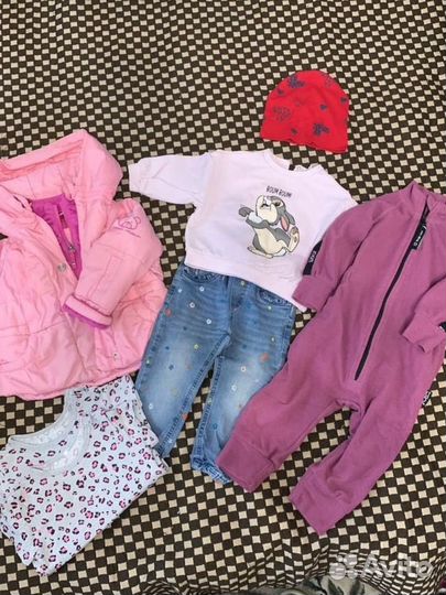 Пакет вещей для девочки 80 86