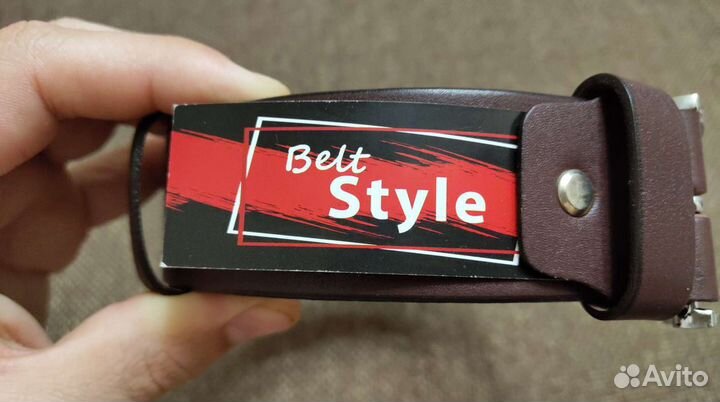 Мужской кожаный ремень