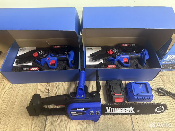 Цепные пилы аккумуляторные