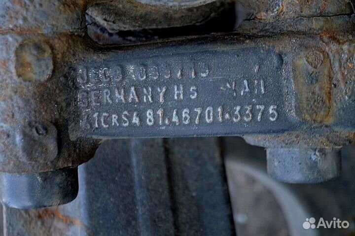 Поворотный кулак переднего моста, левый MAN TGX 18