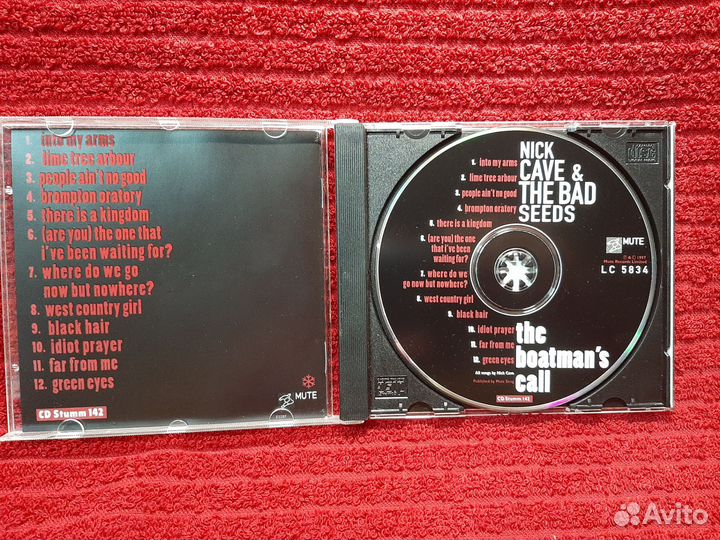 CD Nick Cave 1997 The Boatman's Call