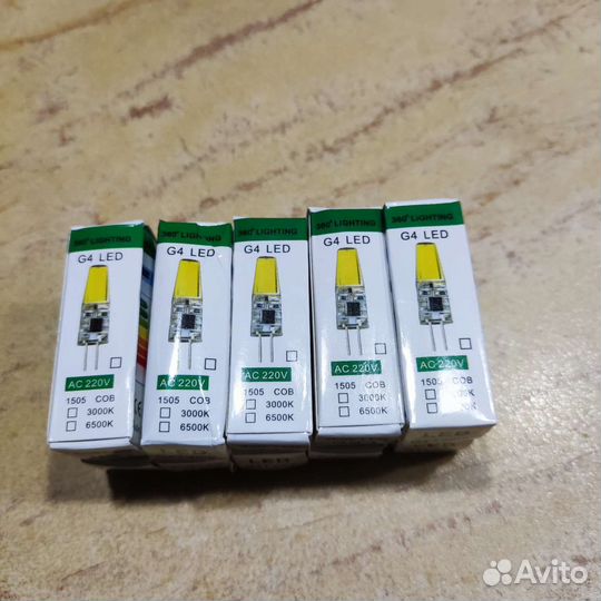 Светодиодная лампа 6 Вт DC/AC 220 В LED G4