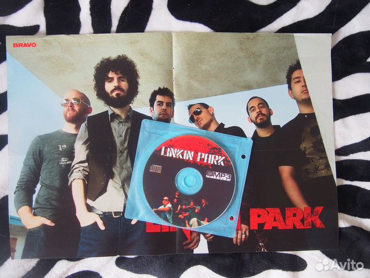 Linkin park CD диск с плакатом 10 альбомов