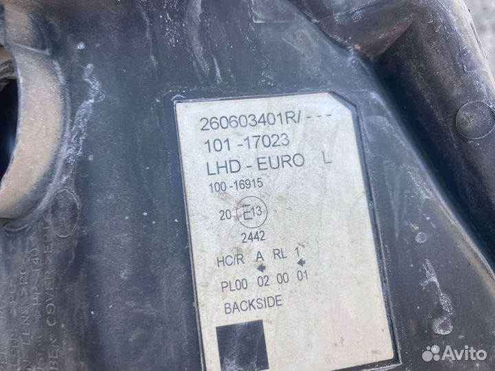 Фара renault kangoo 2 левая