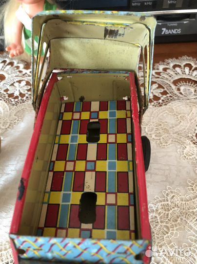 Антикварная коляска для кукол германия