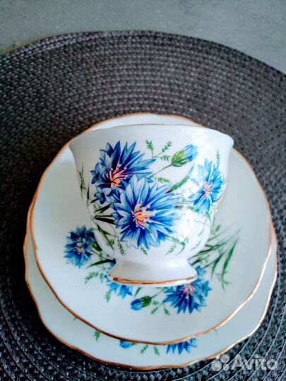Чайная тройка royal albert - Bale (Васильки)