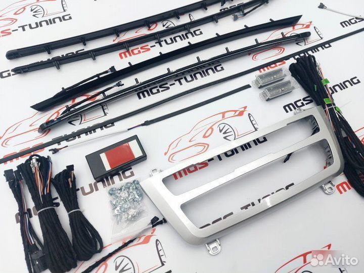 Подсветка салона Ambient черная+ серебро BMW 3 F30