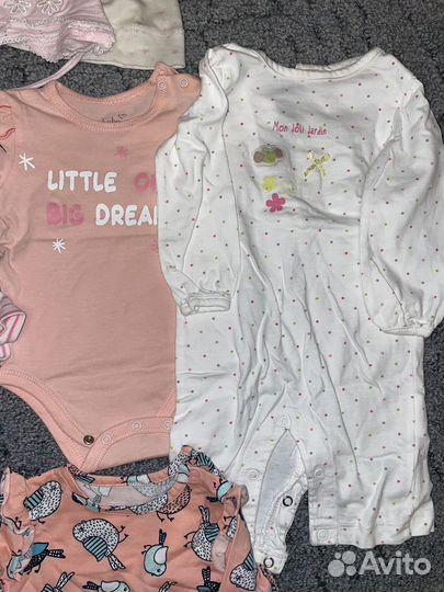 Вещи пакетом на девочку 68