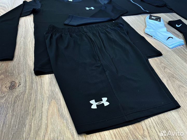 Рашгард Under Armour Black - 5/1, 2/255