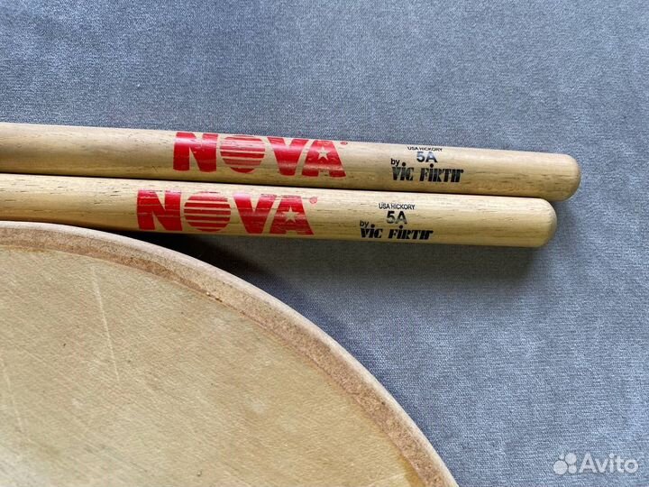 Тренировочный пэд для барабана, палочки VIC firth