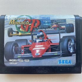 Картридж Super Monaco GP Sega MD ntsc-j из Японии