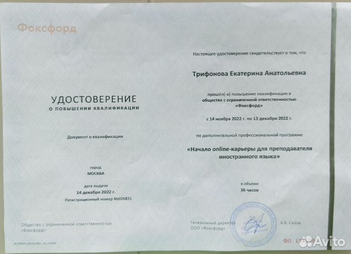 Репетитор английский язык коррекция неуспеваемости