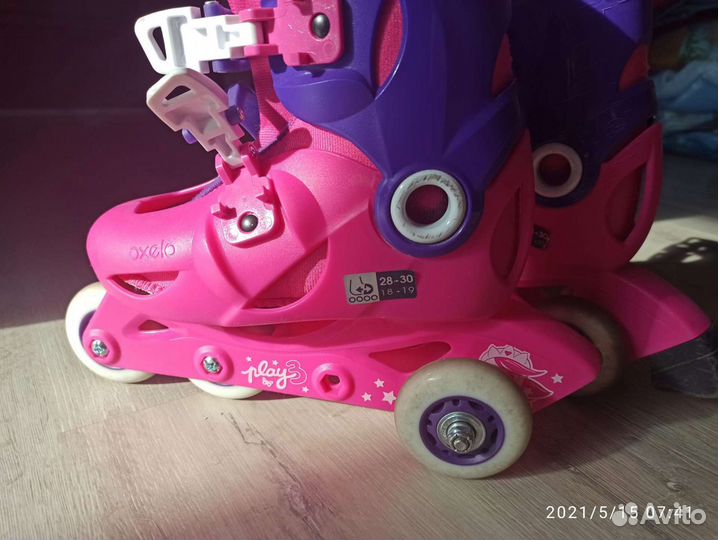 Роликовые коньки детские раздвижные 28-30