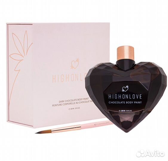 Краска для тела из темного шоколада - High on Love