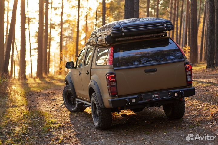 Бампер силовой задний BMS PRO-Line для Isuzu D-Max