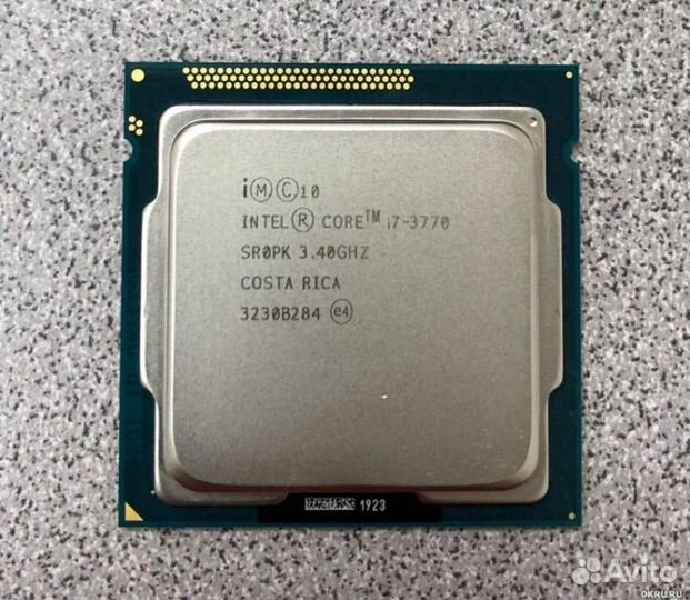 Процессор core i7 3770 lga 1155 2 шт