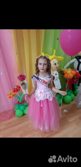 Платье для девочки 122-128