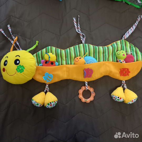 Органайзер на детскую кроватку с игрушками