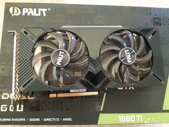 Продам видеокарту 1660TI Palit