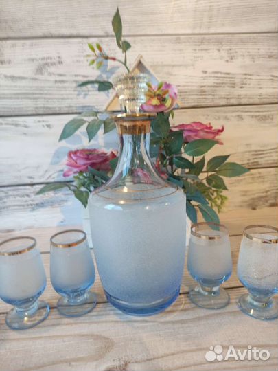 Графин с рюмками СССР