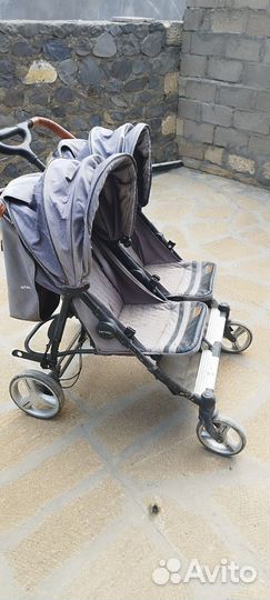 Коляска для двойни бу
