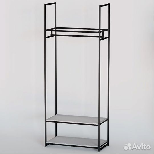 Стеллаж для одежды A2290-07-чб 220х90х45