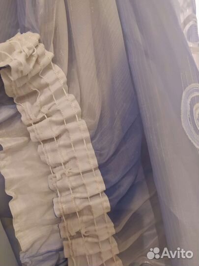 Шторы с лентой и утяжелителем. Разные