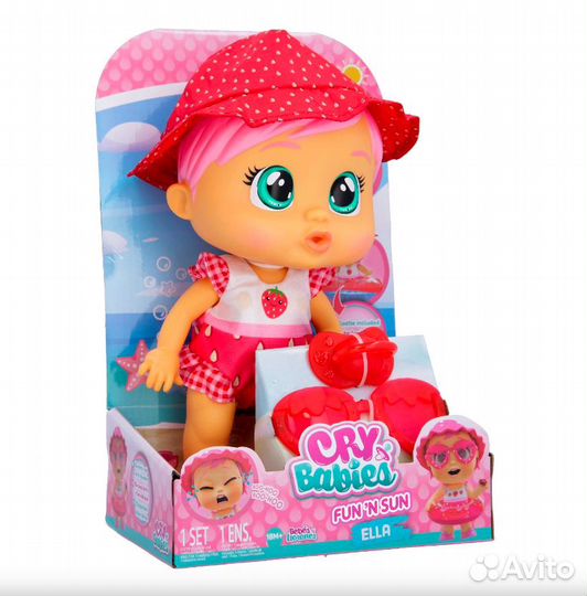 Кукла Элла FUN'N SUN плачущая Cry Babies, 41028