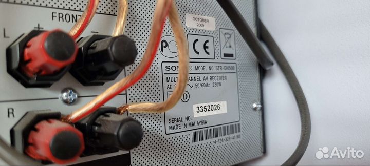 Ресивер Sony STR-DH500,колонки sony SS L 90 VH