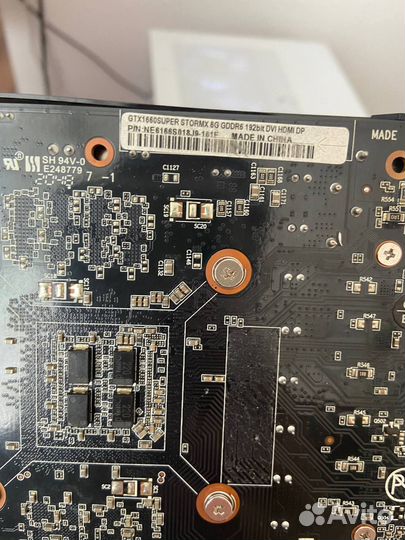 Видеокарта Palit GTX 1660 super StormX