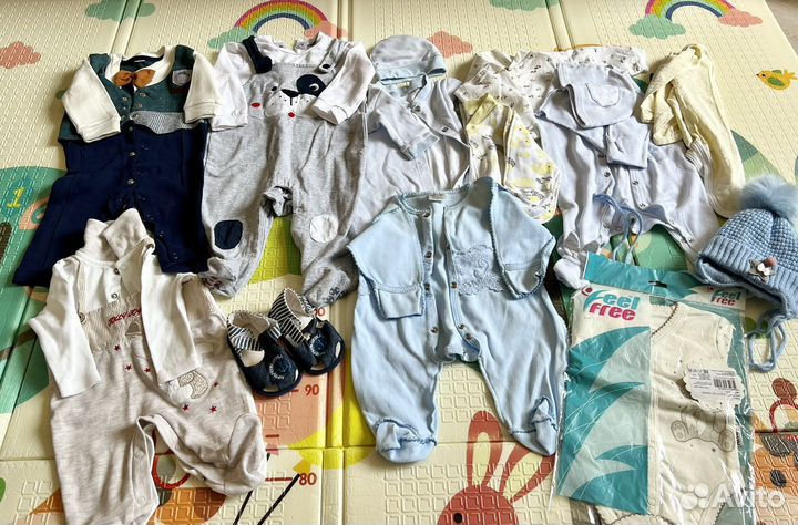 Вещи пакетом на мальчика новорождённого