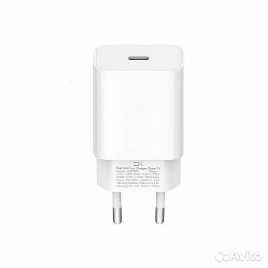 Зарядное Xiaomi ZMI Type-C Power Adapter PD 20W