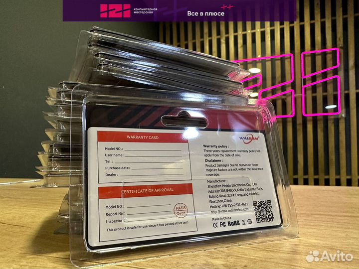 Новые 1tb SSD M.2 накопители walram оптом от 10шт