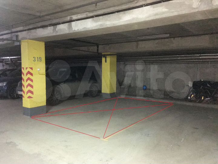 Машиноместо, 16 м²