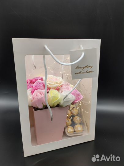 Пакет с гирляндой