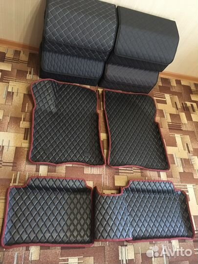 Коврики eva ева эва 3d с бортами LADA Vesta
