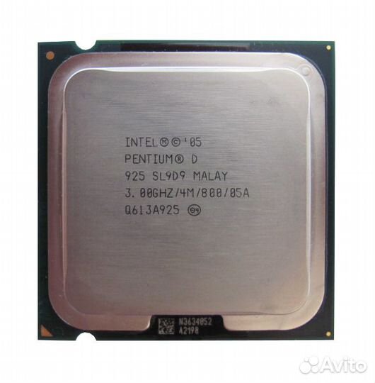 Процессор Intel Pentium D 925 SL9D9 3.00 GHz