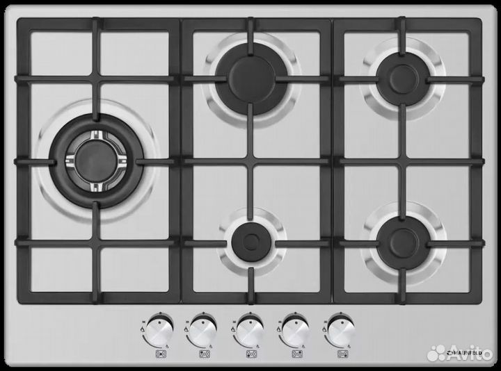 Газовая варочная панель maunfeld eghs.75.33CS\G