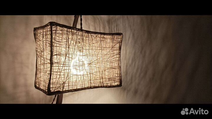 Торшер из дерева ручная работа